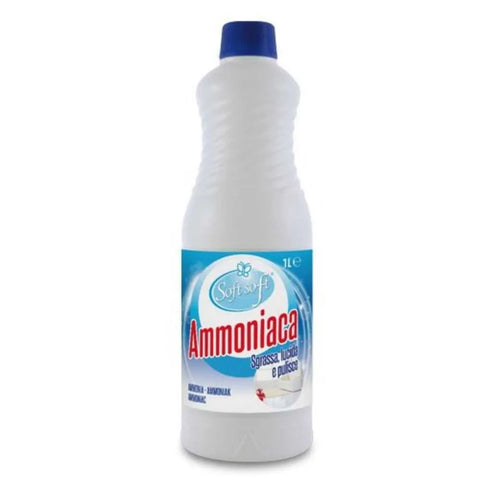Soft ammoniak ontvetter klassieke geur 1 liter fles voor veelzijdige en effectieve reiniging.
