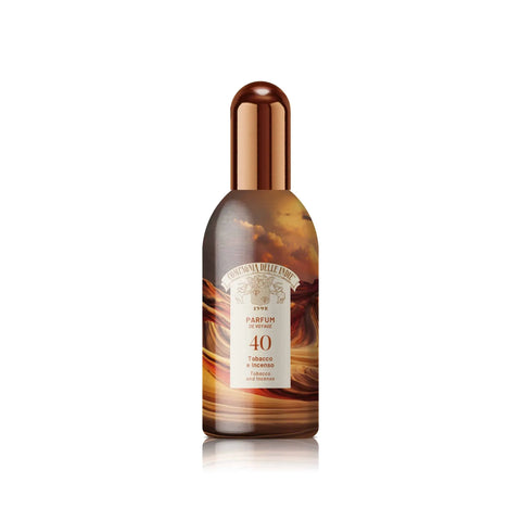Compagnia Delle Indie EDT nr40 Tabak en Wierook, 100 ml bottle, warm and enveloping scent.