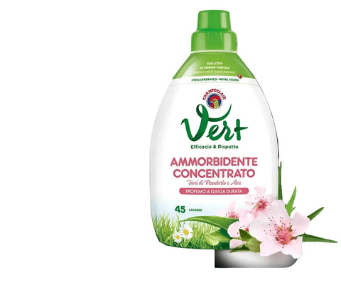 Chante clair Vert geconcentreerde ecologische wasverzachter amandelbloesem en Aloë vera