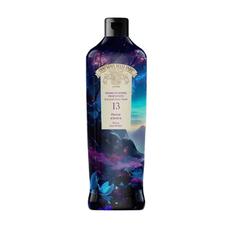 Compagnia delle Indie badschuim pioenroos en amber 500 ml, luxe geurende wellness ervaring.