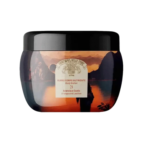 Compagnia delle Indie sinaasappel en leder bodyboter 250ml verpakking
