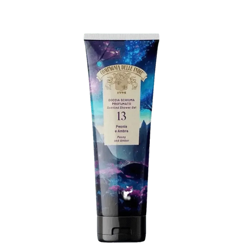 Compagnia delle Indie doucheschuim pioenroos en amber nr13 250ml tube