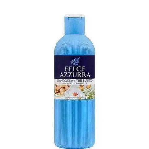 Felce Azzurra bad en douchecreme amandel witte thee 650ml - Hemelse-geuren.nl