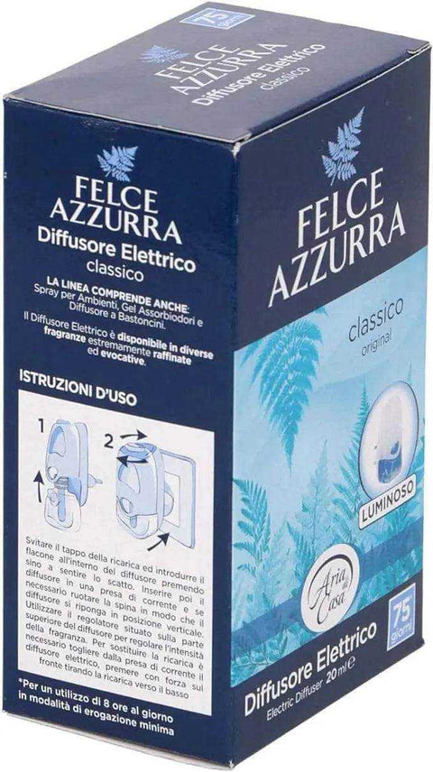 Felce Azzurra classic elektrische luchtverfrisser 20 ml basis - Hemelse-geuren.nl