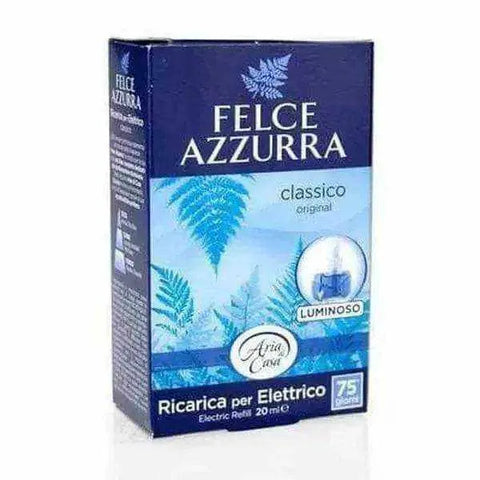 Felce Azzurra elektrische luchtverfrisser navulling classic 20ml verpakking.