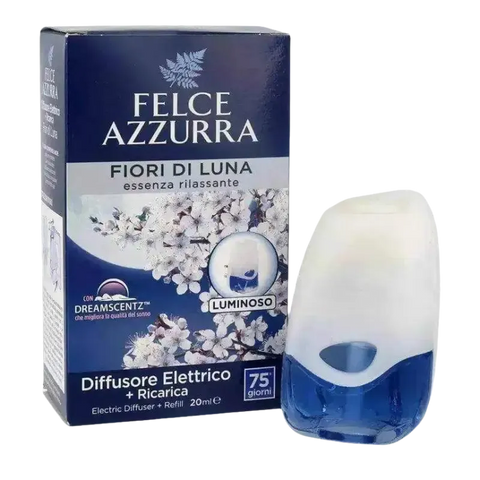Felce Azzurra Fiori di Luna moonflowers elektrische luchtverfrisser 20 ml met kalmerende geur.