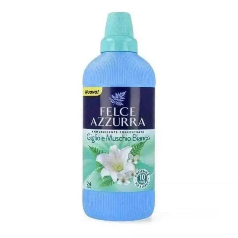 Felce Azzurra geconcentreerde wasverzachter white musk 600ml bottle.