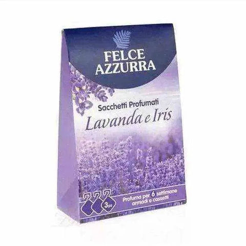 Felce Azzurra geparfumeerde zakjes lavendel en iris verpakking (3 stuks)