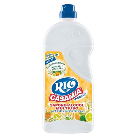 Rio casa mia hygiene alcohol en zeep met parfum van agrumi di Sicilia allesreiniger, Hemelse-geuren.nl