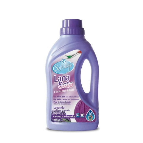 Soft vloeibaar wasmiddel Lavendel voor delicate stoffen zoals wol en zijde, Hemelse-geuren.nl