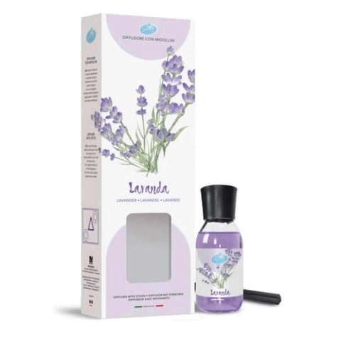 Soft geurstokjes lavendel 125ml, Hemelse-geuren.nl