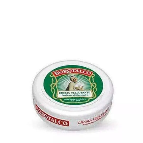 Borotalco bodycreme original 150ml container for smooth and velvety skin.