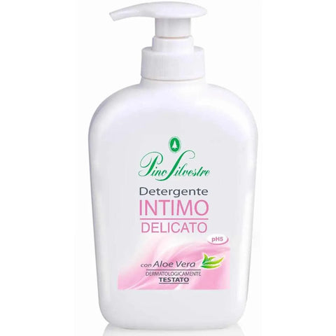 Pino Silvestre intiemzeep delicato met Aloë Vera, 250ml, dermatologisch getest, pH5 formule.