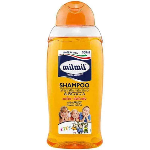 Mil Mil baby Shampoo Met Natuurlijk Abrikozenextract 500mL - Hemelse-geuren.nl