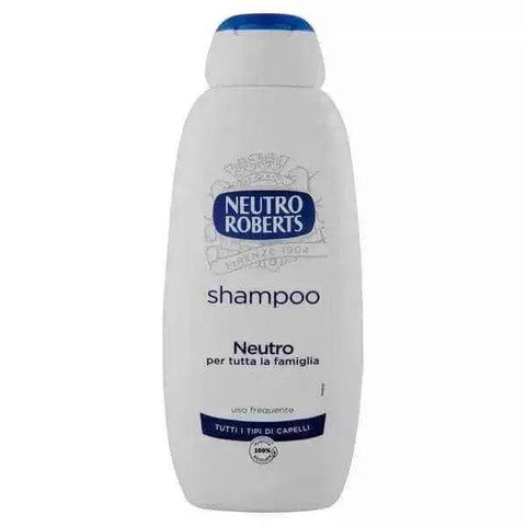 Borotalco Neutro Roberts Neutral shampoo bottle 450ml hypoallergenic formula.