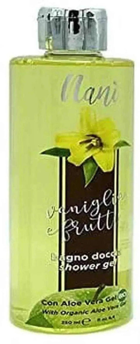 Nani sweet home cadeauverpakking vanille en fruit douchecreme bodymisHemelse-geuren.nlNani sweet home cadeauverpakking vanille en fruit douchecreme bodymist en bodycreme