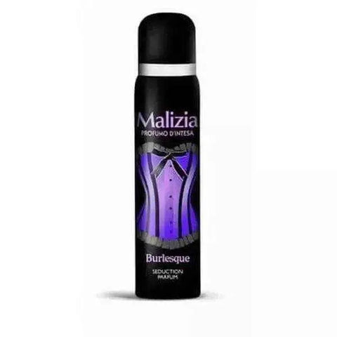 Malizia bodyspray deodorant burlesque 100ml bottle for women.