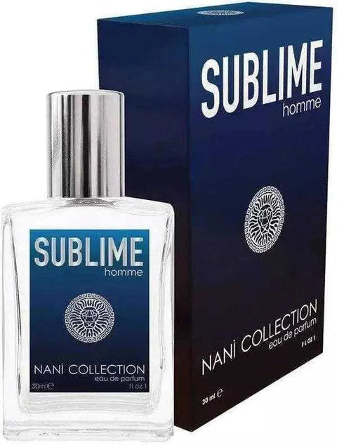 Nani Collection Parfum EDP Sublime Homme 30ml bottle and packaging.
