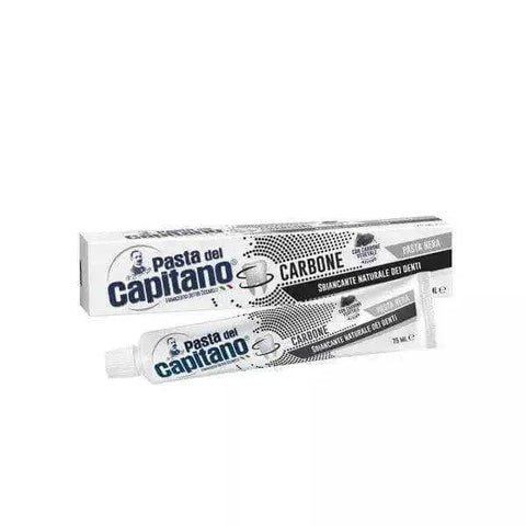 Pasta del capitano tandpasta houtskool whitening effect
