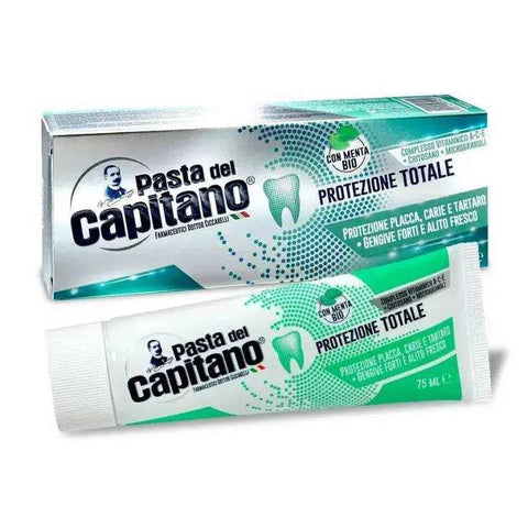 Pasta del Capitano totale bescherming tandpasta 75ml verpakking.