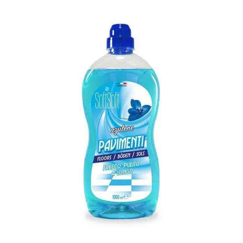 SOFT vloerreiniger Azulene, 1000ml bottle for delicate surfaces like marble and terracotta.