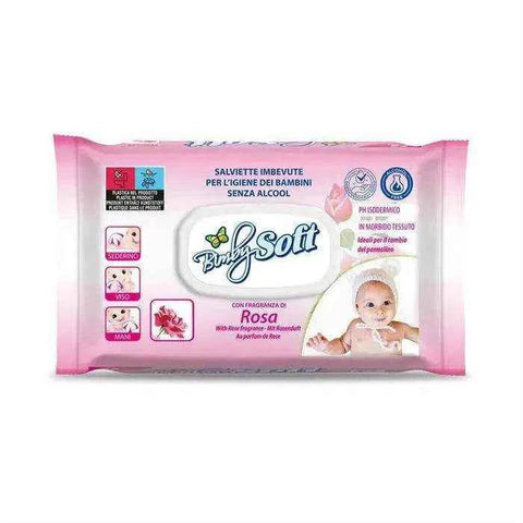 Soft Bimby vochtige babydoekjes rozen