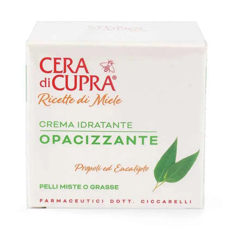 Cera di cupra hydraterende creme opacizzante met eucalyptus en propoliHemelse-geuren.nlCera di cupra hydraterende creme opacizzante met eucalyptus en propolis
