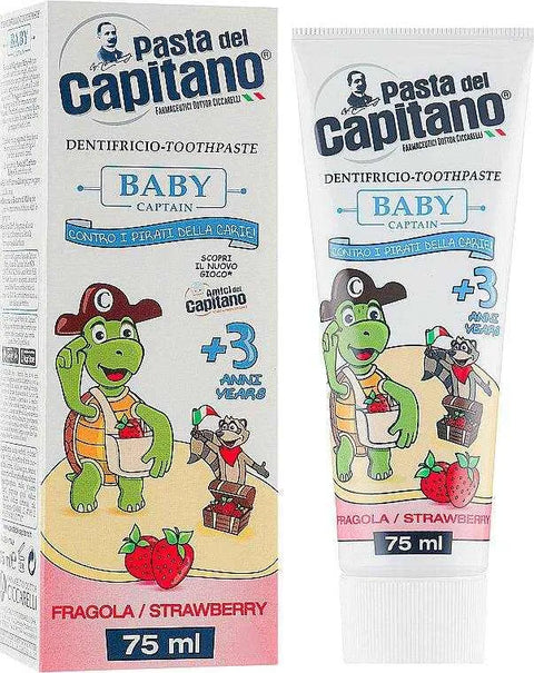 Pasta del capitano tandpasta 3+ aardbei - Hemelse-geuren.nl