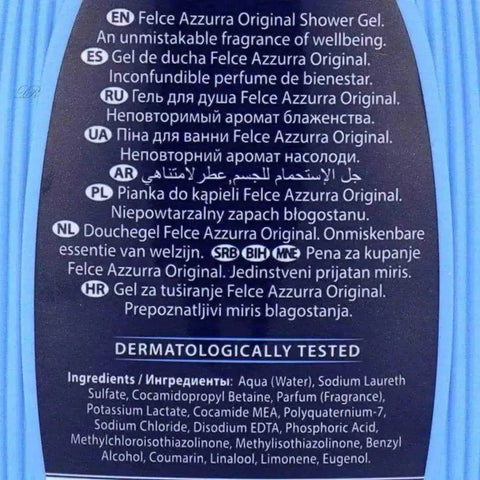 Felce Azzurra douchegel classic 400ml - Hemelse-geuren.nl