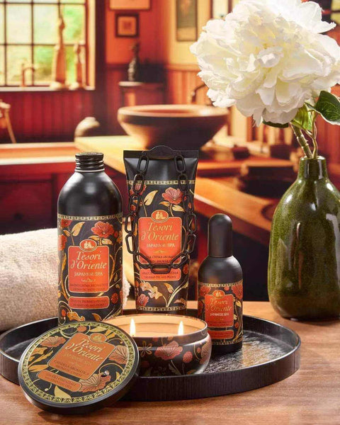 Tesori d'Oriente Japanese Spa bath and shower cream with Tsubaki oil, 500ml.