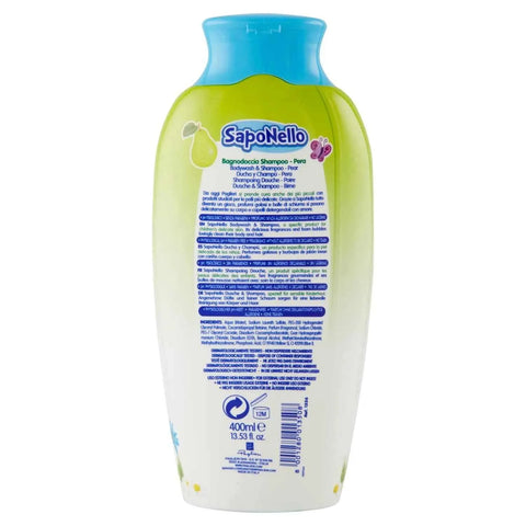 Felce azzura saponello peer Shampoo en Douchegel voor kinderenHemelse-geuren.nlFelce azzura saponello peer Shampoo en Douchegel voor kinderen