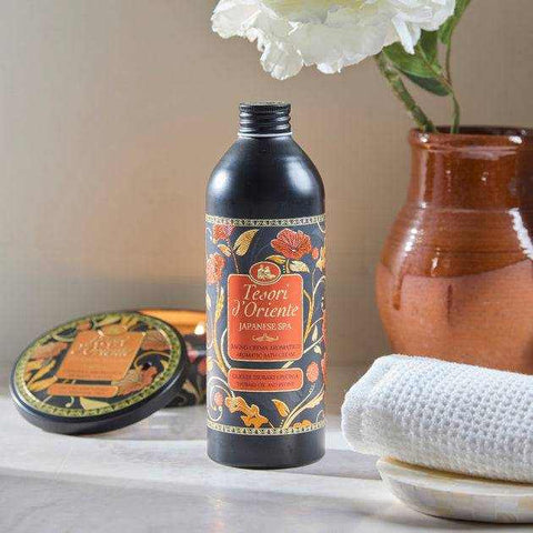 Tesori d'Oriente Japanese Spa bath and shower cream with Tsubaki oil, 500ml.