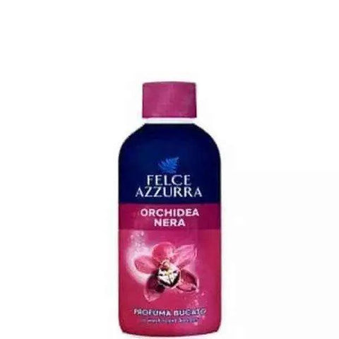 Felce Azzurra wasparfum zwarte orchidee 220ml fles.