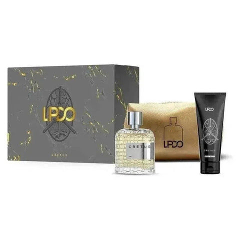 LPDO Cretus cadeauverpakking homme intense parfum 100ml, bad en douche 100ml met verzorgingstasje