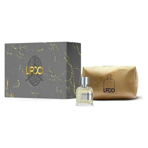 LPDO Cretus cadeauverpakking homme intense parfum 30ml met verzorgingstasje, eau de parfum, douchegel, LPDO clutch, energie en frisheid.