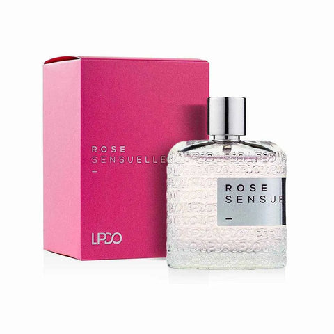 LPDO Rose Sensuelle eau de parfum intense 100ml bottle and packaging.