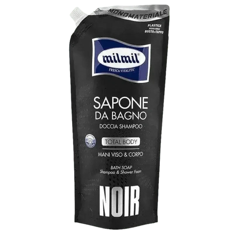 Milmil navulverpakking noir douche en shampoo 650ml