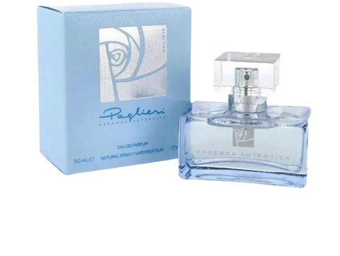 Paglieri parfum Essenza Autentica felce azzurra 50 ml bottle and box on display.