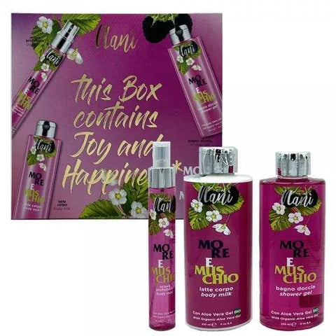 Nani sweet home cadeauverpakking bramen en white musk douchecreme, bodymist en bodycreme