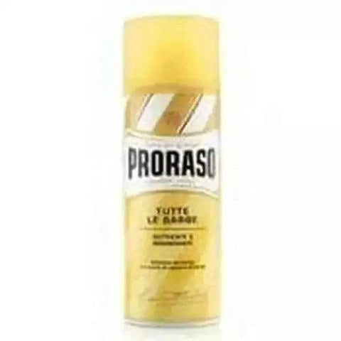 Proraso scheerschuim met shea boter voor droge huid, 400ml fles.