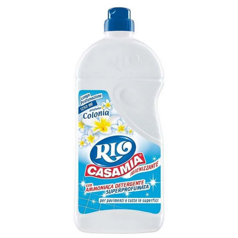 Rio Casa Mia Colonia ammonia cleaner 1.25L bottle with floral fragrance.