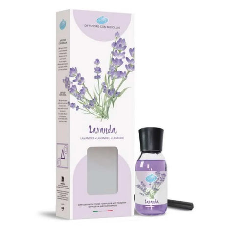 Soft geurstokjes lavendel 125ml diffuser for home relaxation and aroma therapy.