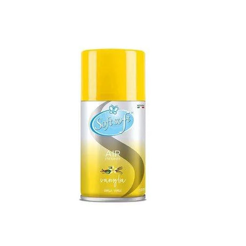 Soft Soft Luchtverfrisser 250ml Vaniglia with sweet vanilla fragrance.