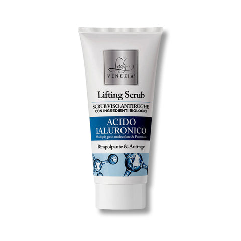 Lady venezia Vegan Gezichtsscrub met hyaluronzuur en pantenol – Lifting & Anti-age 100 ml - Hemelse-geuren.nl