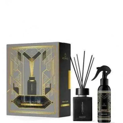 ROOMOI cadeauset regal glory 200ml geurstokjes en 100ml geurspray