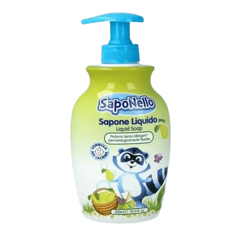 Saponello Hand gezicht zeeppompje met Peren voor kinderen