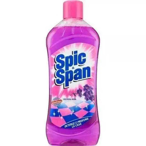 Spic & Span vloerreiniger zwarte orchidee 1000ml fles.