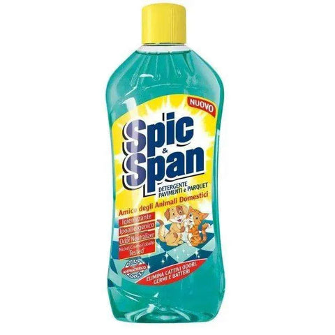 Spic e Span vloerreiniger voor huishoudens met huisdieren, 1000ml fles.