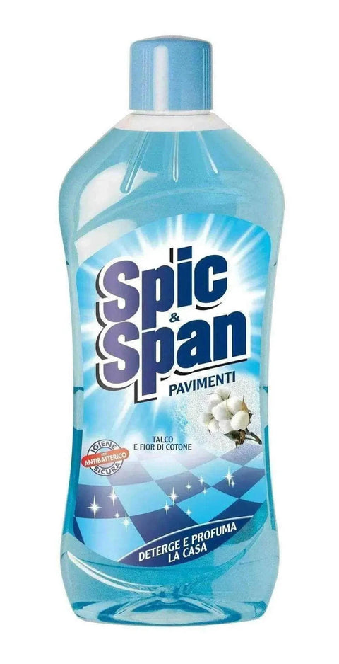 Spic e span vloerreiniger geur van talk en katoen