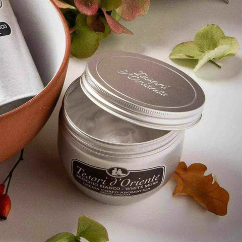 Tesori d'Oriente bodycreme white muskHemelse-geuren.nl'Oriente bodycreme white musk